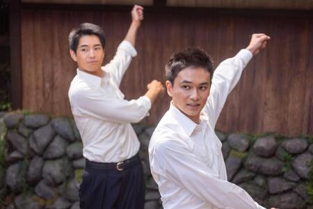 　ＮＨＫ連続テレビ小説「あんぱん」に出演する北村匠海（右）