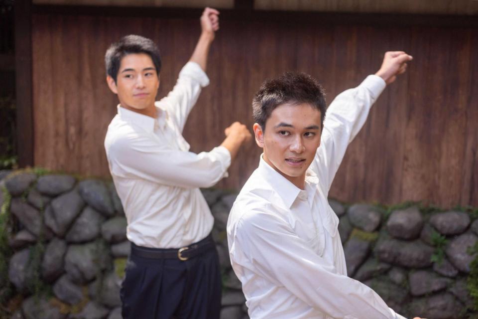 　ＮＨＫ連続テレビ小説「あんぱん」に出演する北村匠海（右）