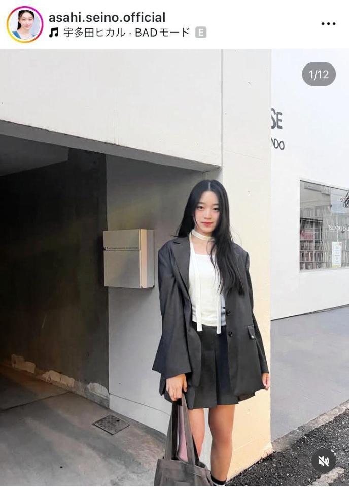 色気ただようショットも。清乃あさ姫のインスタグラム＠ａｓａｈｉ．ｓｅｉｎｏ．ｏｆｆｉｃｉａｌより。