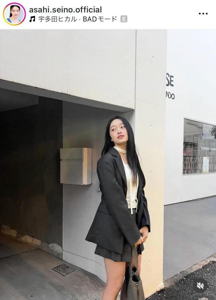 色気ただようショットも。清乃あさ姫のインスタグラム＠ａｓａｈｉ．ｓｅｉｎｏ．ｏｆｆｉｃｉａｌより。