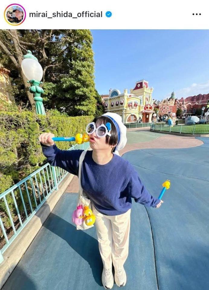 はっちゃけ変顔をする志田未来のインスタグラム＠ｍｉｒａｉ＿ｓｈｉｄａ＿ｏｆｆｉｃｉａｌより