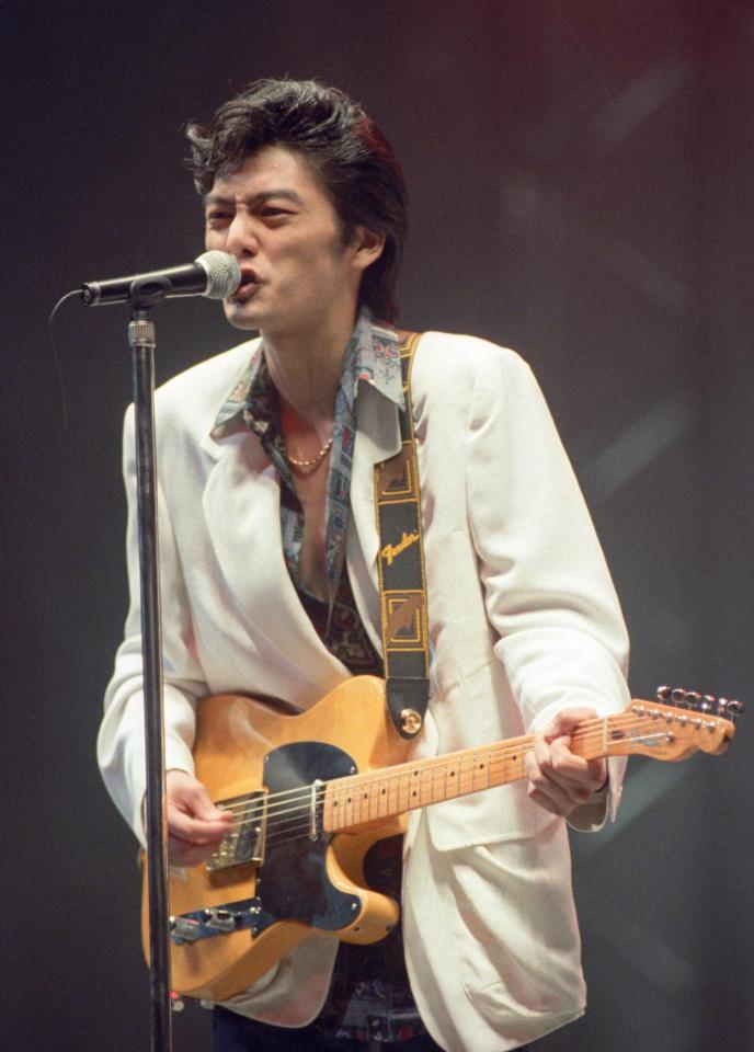 　尾崎豊さん＝１９９１年５月