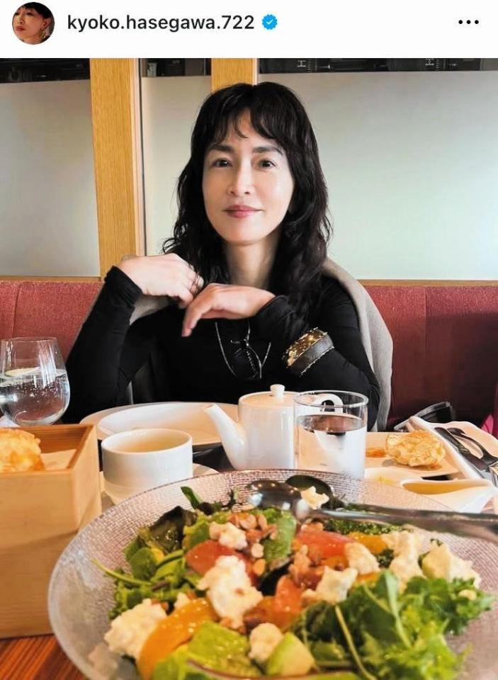 　長谷川京子の公式インスタグラム＠ｋｙｏｋｏ．ｈａｓｅｇａｗａ．７２２より