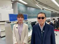 　「タモリステーション」に出演するタモリ（右）と渡辺瑠海アナウンサー