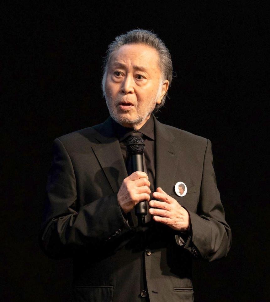 　三國連太郎さんへの思いを語った北大路欣也＝ｐｈｏｔｏ　北原裕司