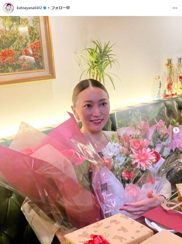 　加藤綾菜インスタグラム＠ｋａｔｏａｙａｎａ０４１２から