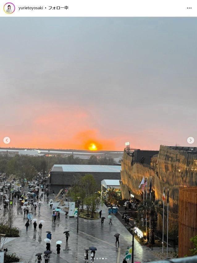 　豊崎由里絵インスタグラム＠ｙｕｒｉｅｔｏｙｏｓａｋｉから