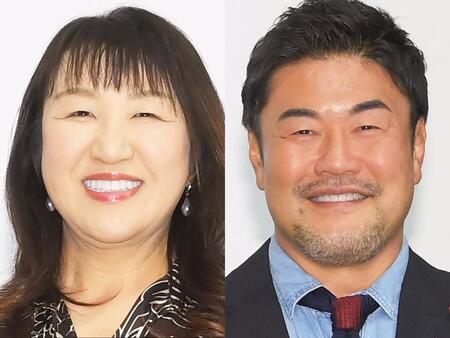 　北斗晶（左）と佐々木健介