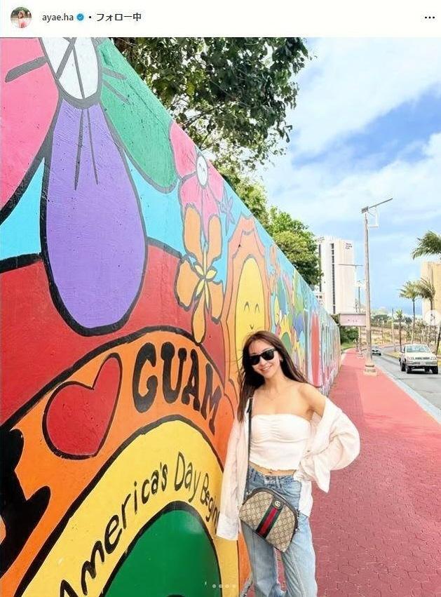 　袴田アナのインスタグラム＠ａｙａｅ．ｈａから