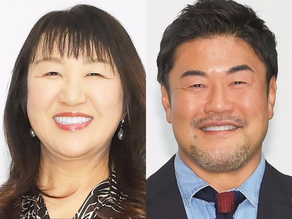 　北斗晶（左）と佐々木健介