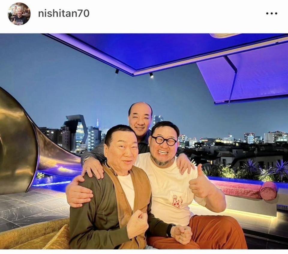 　西村誠司氏のインスタグラム（ｎｉｓｈｉｔａｎ７０）より