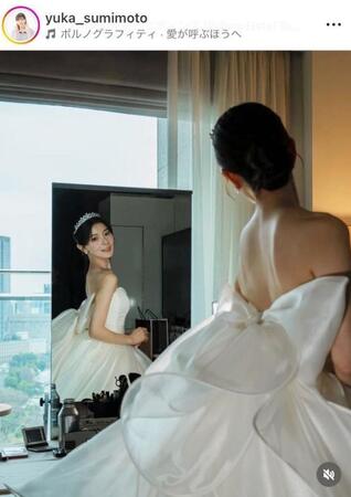 　住本結花アナのインスタグラム＠ｙｕｋａ＿ｓｕｍｉｍｏｔｏより 