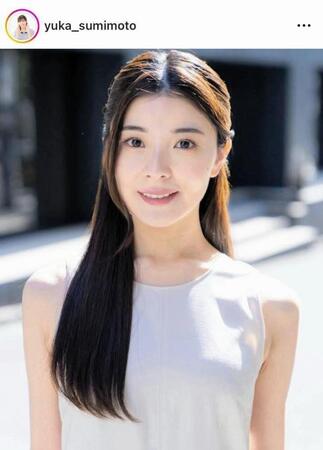 　住本結花アナのインスタグラム＠ｙｕｋａ＿ｓｕｍｉｍｏｔｏより 