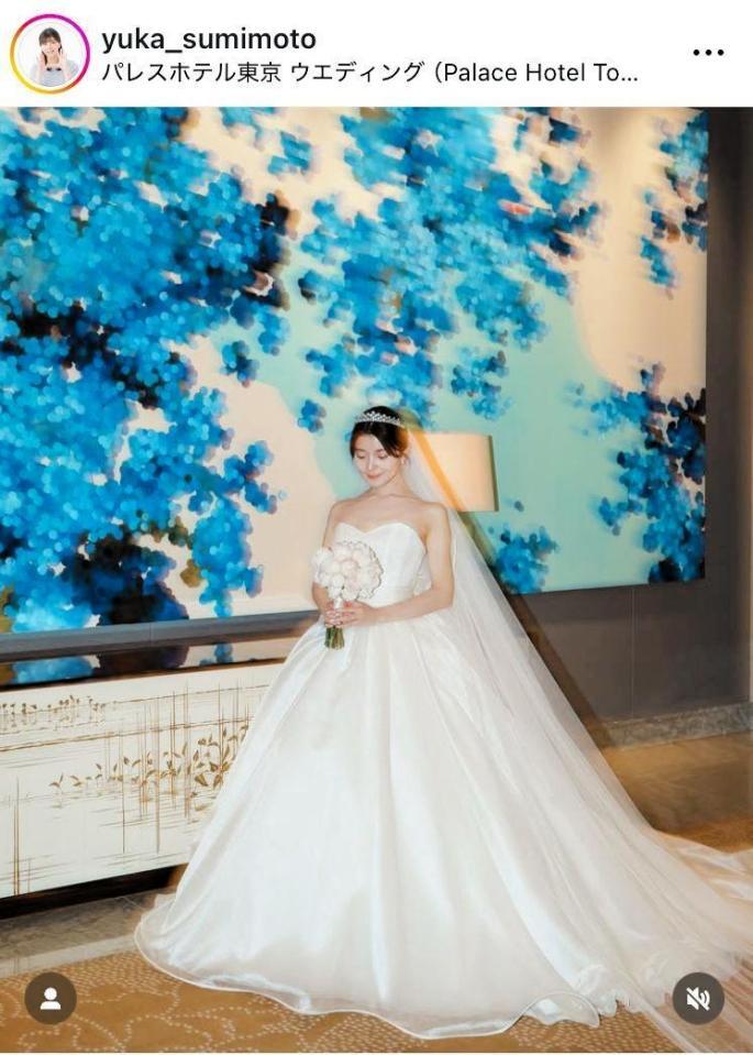 　住本結花アナのインスタグラム＠ｙｕｋａ＿ｓｕｍｉｍｏｔｏより 