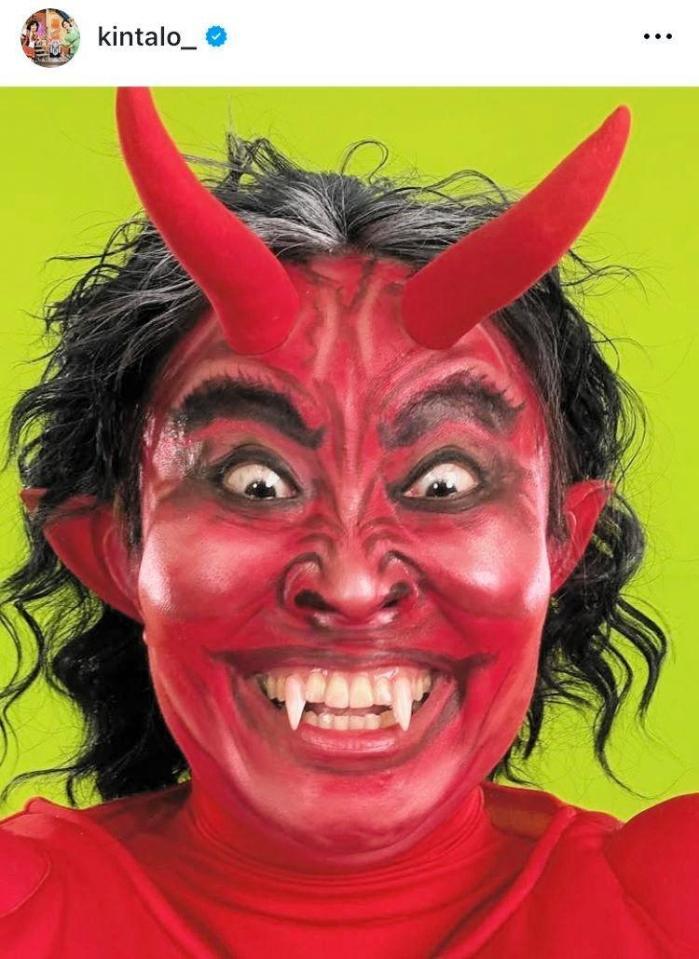 　鬼と化すキンタロー。のインスタグラム＠ｋｉｎｔａｌｏ＿より