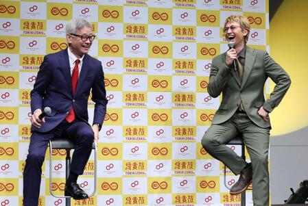 　父・大倉忠司社長と初共演の大倉忠義（撮影・金田祐二）