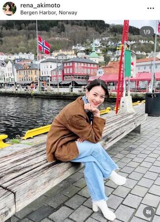 秋元玲奈のインスタグラム＠ｒｅｎａ＿ａｋｉｍｏｔｏより