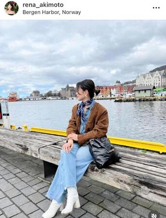 秋元玲奈のインスタグラム＠ｒｅｎａ＿ａｋｉｍｏｔｏより