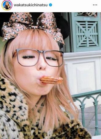 １５年前のｉＰｈｏｎｅから発掘！毎日がハロウィン画像ｗ若槻千夏のインスタグラム＠ｗａｋａｔｓｕｋｉｃｈｉｎａｔｓｕより。