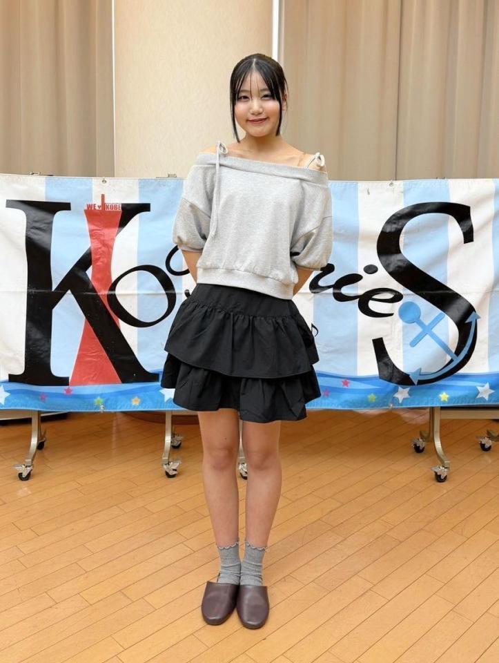 　ＫＯＢｅｒｒｉｅＳ♪の１４期生オーディションに合格した橋本夏叶さん