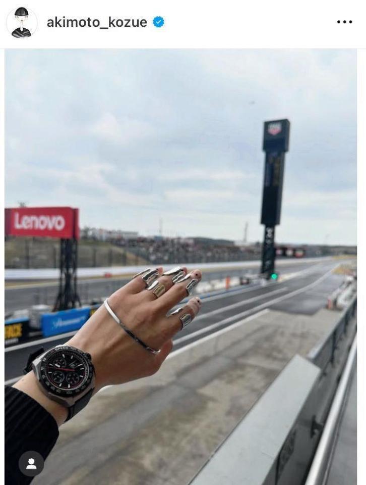 秋元梢のインスタグラム＠ａｋｉｍｏｔｏ＿ｋｏｚｕｅより 