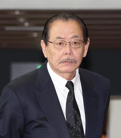 　中山美穂さんのお別れ会に参列した野田義治氏（撮影・佐々木彰尚）