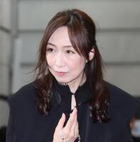 　中山美穂さんのお別れ会に参列した森口博子（撮影・佐々木彰尚）
