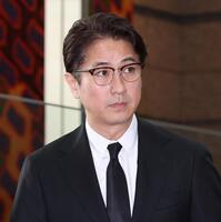 　中山美穂さんのお別れ会に参列した谷原章介（撮影・佐々木彰尚）
