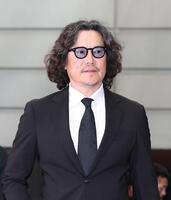 　中山美穂さんのお別れ会に参列した豊川悦司（撮影・佐々木彰尚）