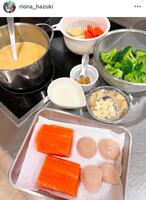 フレンチを料理中。葉月里緒奈のインスタグラム＠ｒｉｏｎａ＿ｈａｚｕｋｉより