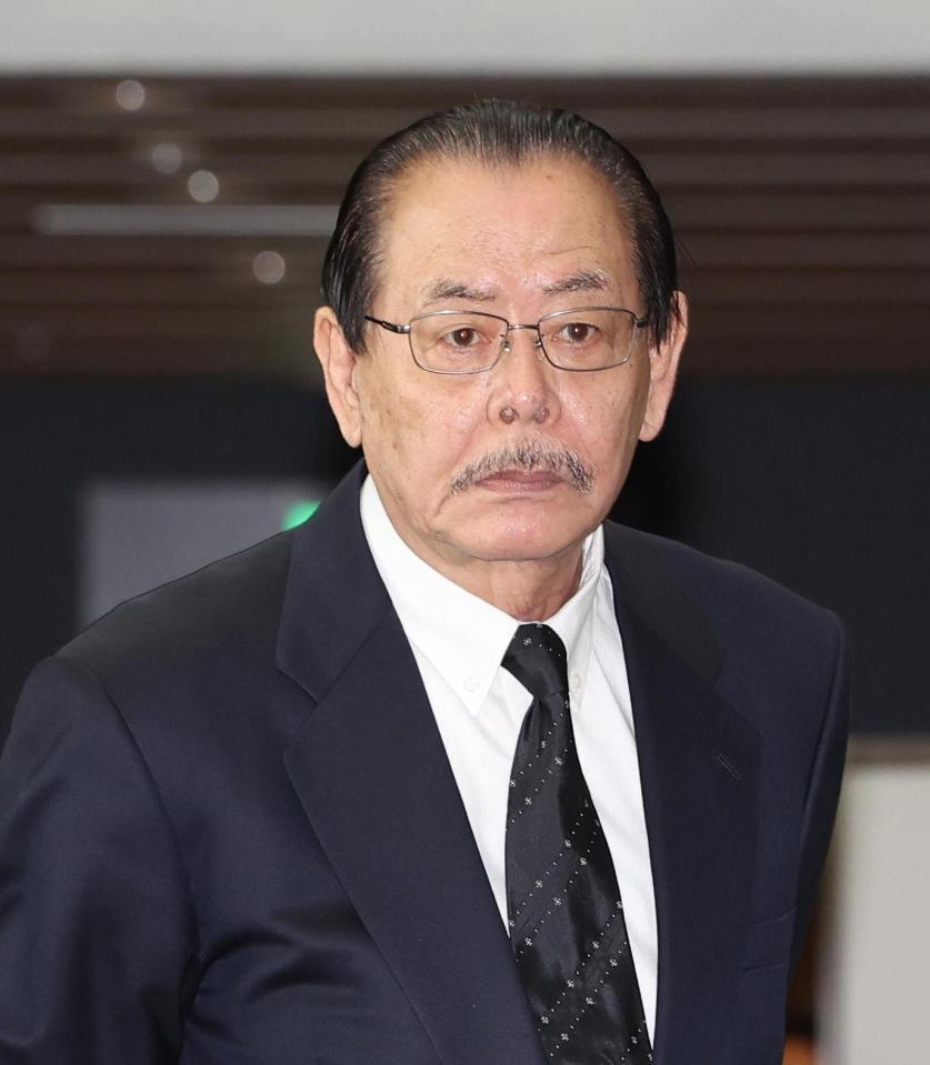 　中山美穂さんのお別れ会に参列した野田義治氏（撮影・佐々木彰尚）