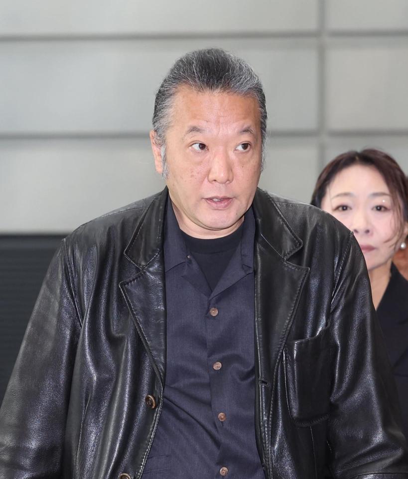 　中山美穂さんのお別れ会に参列した加藤和也氏（撮影・佐々木彰尚）