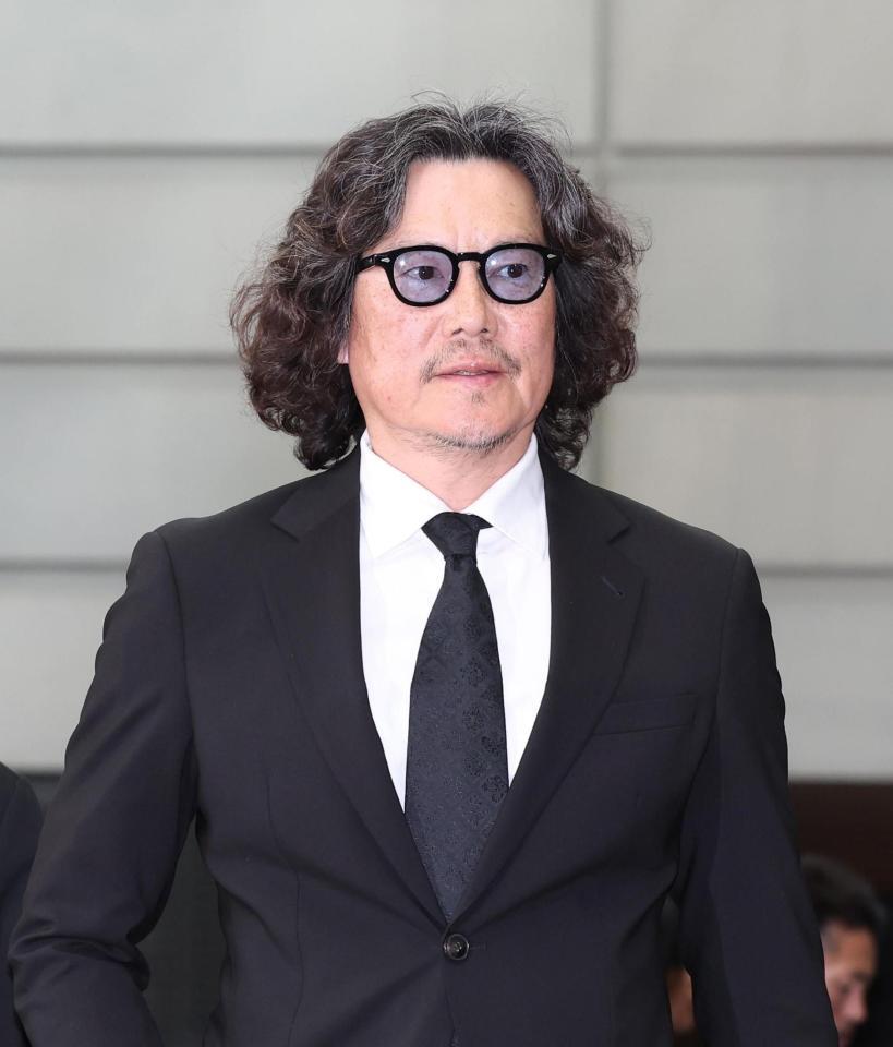 　中山美穂さんのお別れ会に参列した豊川悦司（撮影・佐々木彰尚）