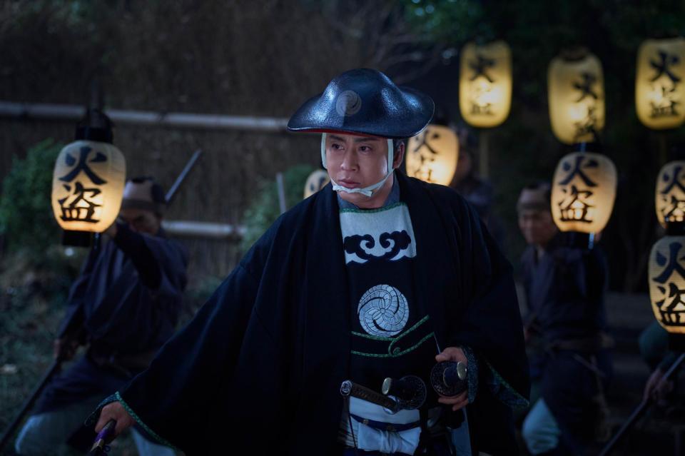 　長谷川平蔵を演じる松本幸四郎　©日本映画放送