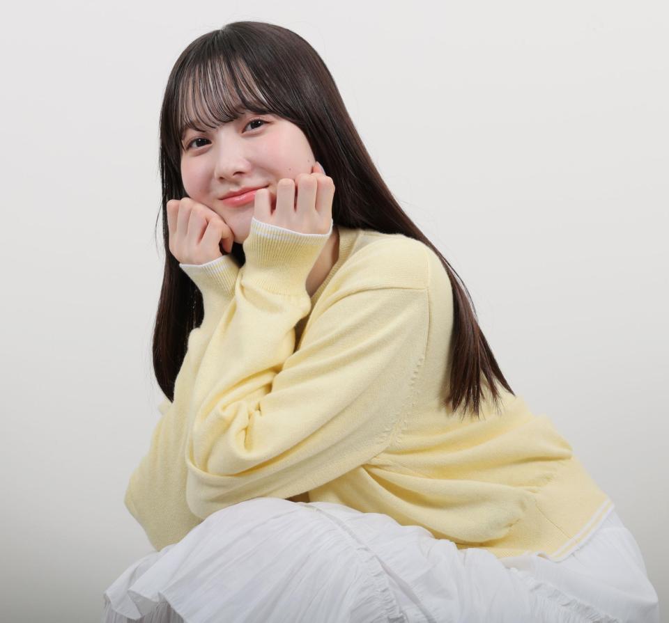 　「Ｒａｙ」の専属モデルが決定した本田紗来（撮影・棚橋慶太）