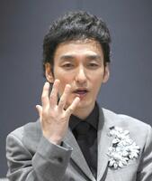 　映画の題材になっている新幹線の思い出を語る草彅剛（撮影・伊藤笙子）