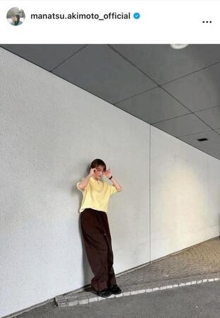 秋元真夏のインスタグラム＠ｍａｎａｔｓｕ．ａｋｉｍｏｔｏ＿ｏｆｆｉｃｉａｌから