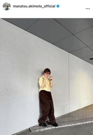 秋元真夏のインスタグラム＠ｍａｎａｔｓｕ．ａｋｉｍｏｔｏ＿ｏｆｆｉｃｉａｌから