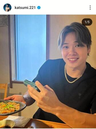 　中村克のインスタグラム（＠ｋａｔｓｕｍｉ．２２１）から