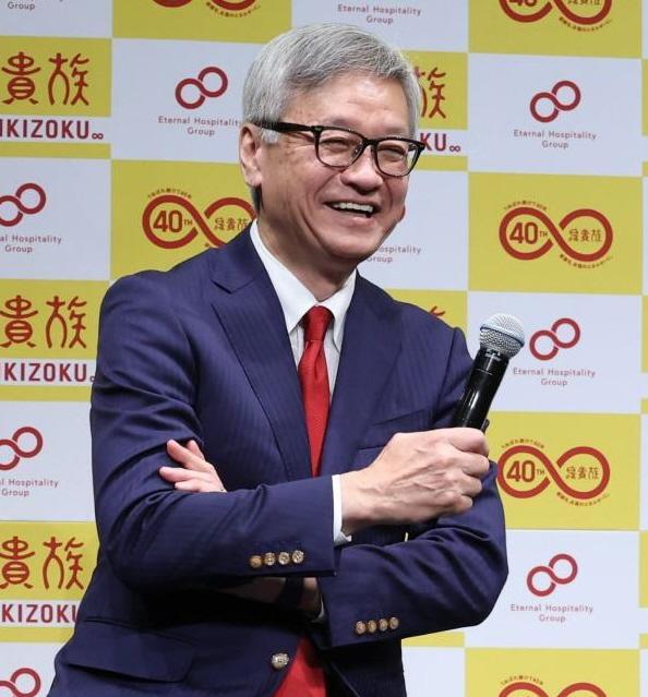 　大倉忠司社長（撮影・金田祐二）