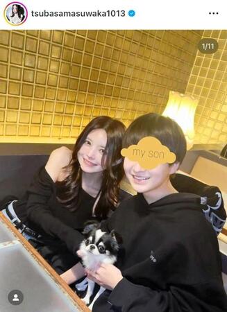 益若つばさのインスタグラム＠ｔｓｕｂａｓａｍａｓｕｗａｋａ１０１３より