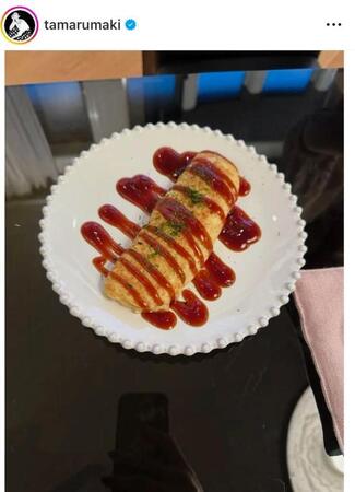 　田丸麻紀の自宅でのタコパ。田丸のインスタグラム＠ｔａｍａｒｕｍａｋｉより 