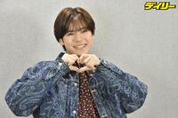 　ハートマークを作る少年忍者・北川拓実