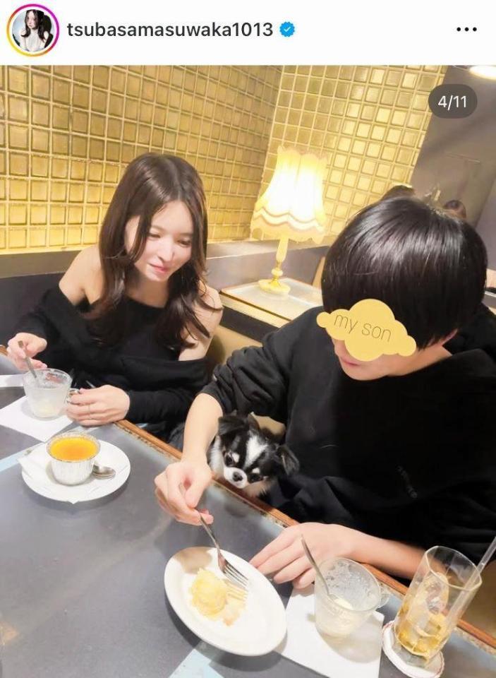 益若つばさのインスタグラム＠ｔｓｕｂａｓａｍａｓｕｗａｋａ１０１３より