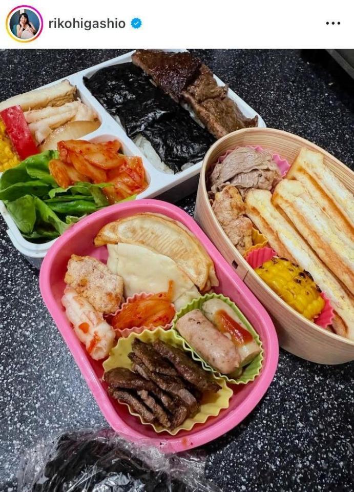 　東尾理子のインスタグラム＠ｒｉｋｏｈｉｇａｓｈｉｏより