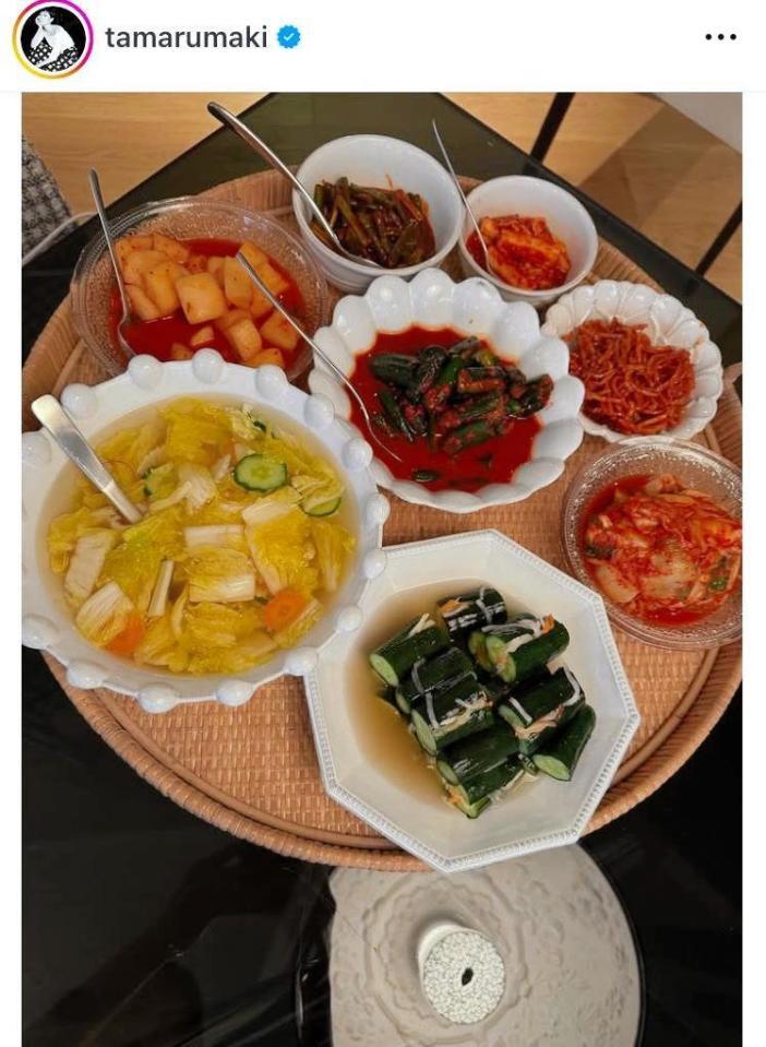　田丸麻紀の自宅でのタコパ。田丸のインスタグラム＠ｔａｍａｒｕｍａｋｉより 