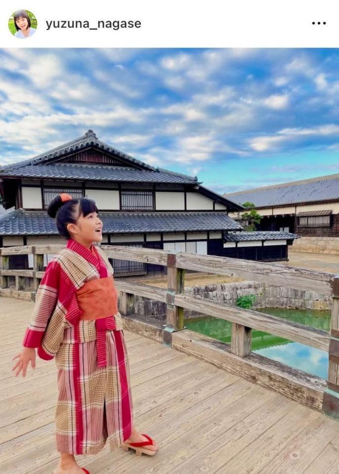 　「あんぱん」ではヒロインの幼少期を熱演！永瀬ゆずなのインスタグラム＠ｙｕｚｕｎａ＿ｎａｇａｓｅより