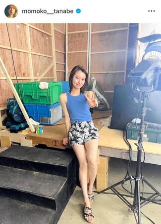 雰囲気が全然違う！ドラマ「団地のふたり」ではヤンママ役だった田辺桃子のインスタグラム＠ｍｏｍｏｋｏ＿＿ｔａｎａｂｅより