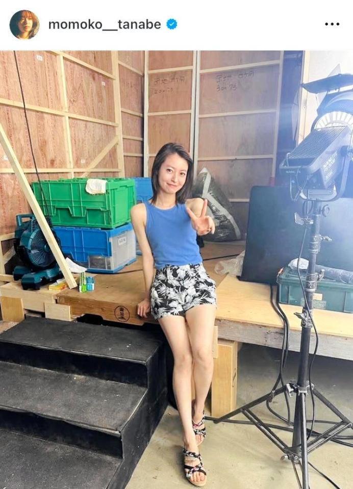 雰囲気が全然違う！ドラマ「団地のふたり」ではヤンママ役だった田辺桃子のインスタグラム＠ｍｏｍｏｋｏ＿＿ｔａｎａｂｅより