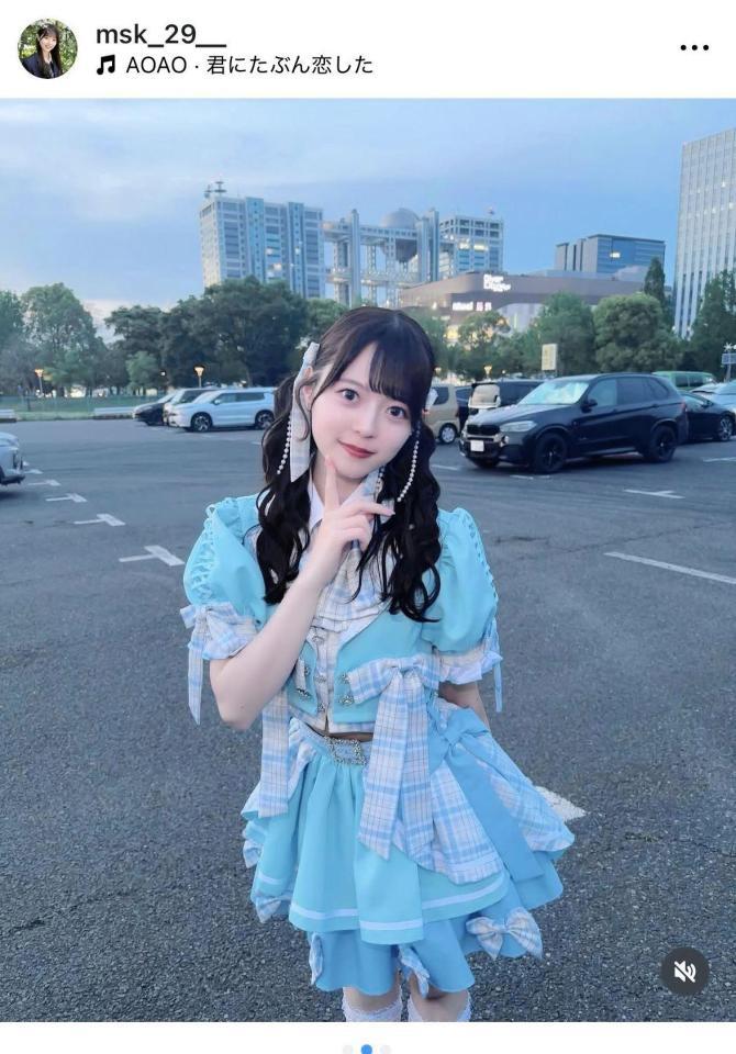 塩澤美咲のインスタグラム＠ｍｓｋ＿２９＿＿より